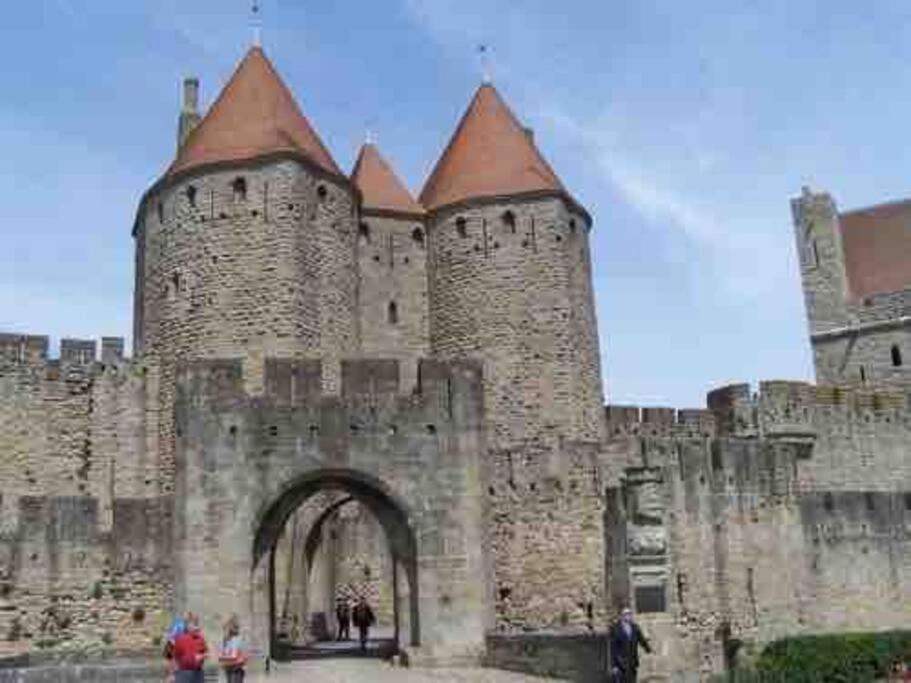 La Maison Rue Nadaud, Au Pied Des Remparts Carcassonne Extérieur photo